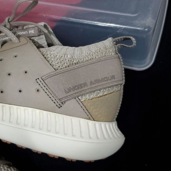 New Under Armour Threadborne Shift Cross Sneaker in Greige - Picture 10 of 14